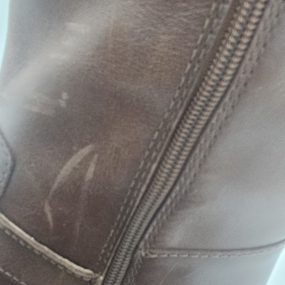 Lucky Brand Citere Knee-High Leather Boots Brown Women’s Size 9 - Picture 5 of 13